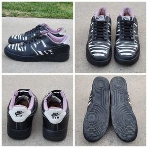 Nike Air Force 1 Zebra Low Shoes